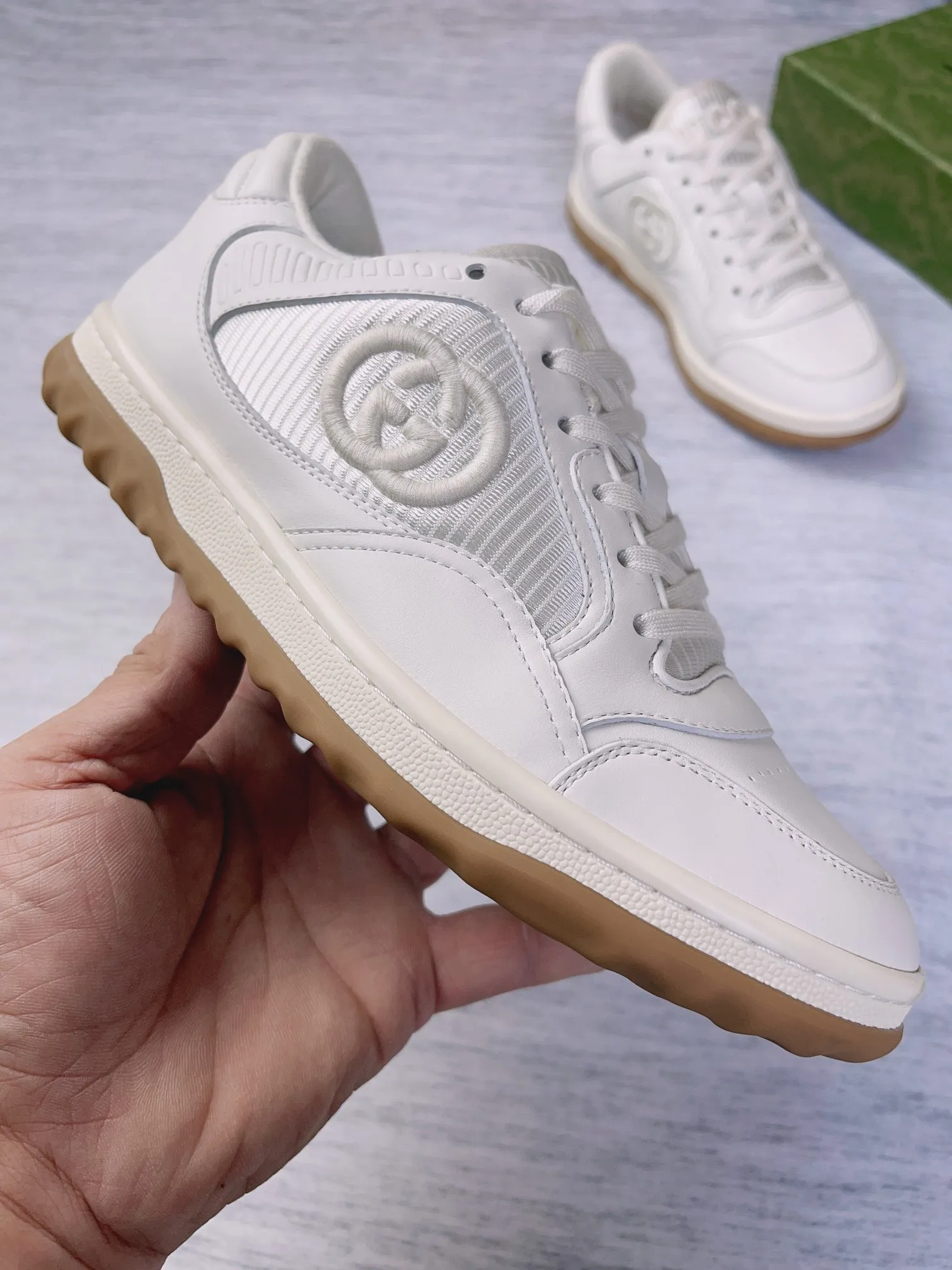 👟👟Ex-factory price 600👟👟 👑The top version of Gucci's latest popular MAC80 sneakers on the market, women's 35-40, men's 39-45 👏👏👏Welcome all bosses to compare and provide guidance...